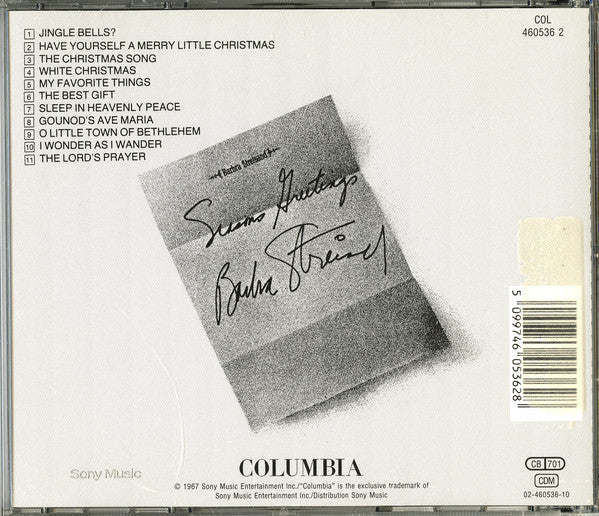 Barbra Streisand - A Christmas Album (CD, Album) - Image 3