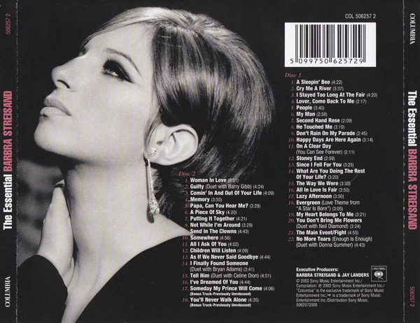 Barbra Streisand - The Essential Barbra Streisand (2xCD, Comp, RM) - Image 2