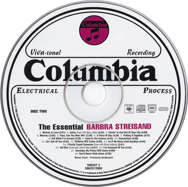 Barbra Streisand - The Essential Barbra Streisand (2xCD, Comp, RM) - Image 5
