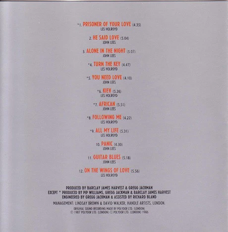 Barclay James Harvest - Face To Face (CD, Album) - Image 3