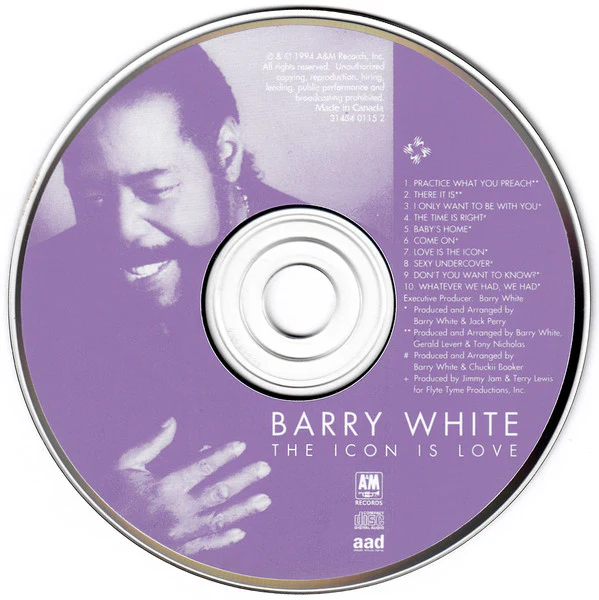 Barry White - The Icon Is Love (CD, Album) - Image 3