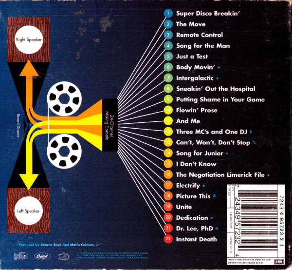 Beastie Boys - Hello Nasty (CD, Album, Dig) - Image 2