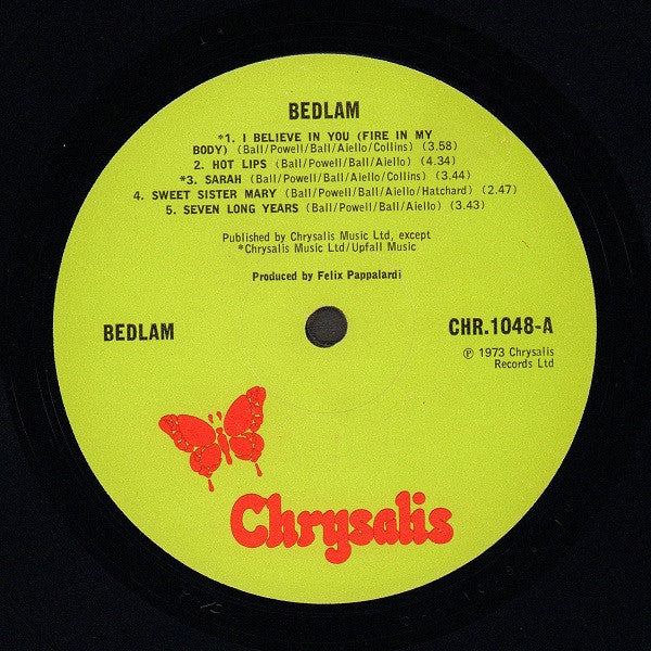 Bedlam (9) - Bedlam (LP, Album) - Image 3