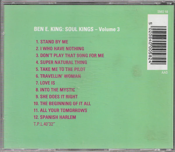 Ben E. King - Soul Kings - Volume 3 (CD, Comp) - Image 2