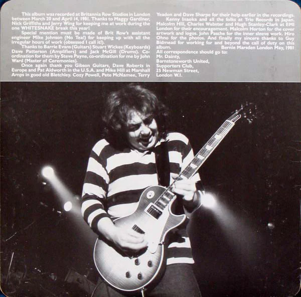 Bernie Marsden - Look At Me Now (LP, Album) - Image 5