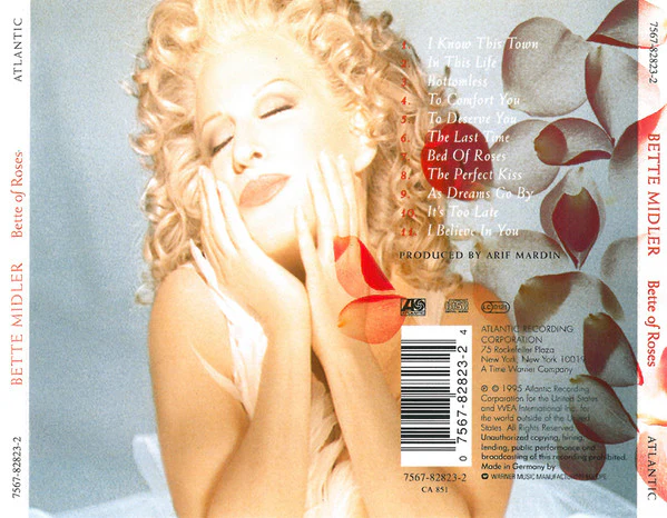 Bette Midler - Bette Of Roses (CD, Album) - Image 2