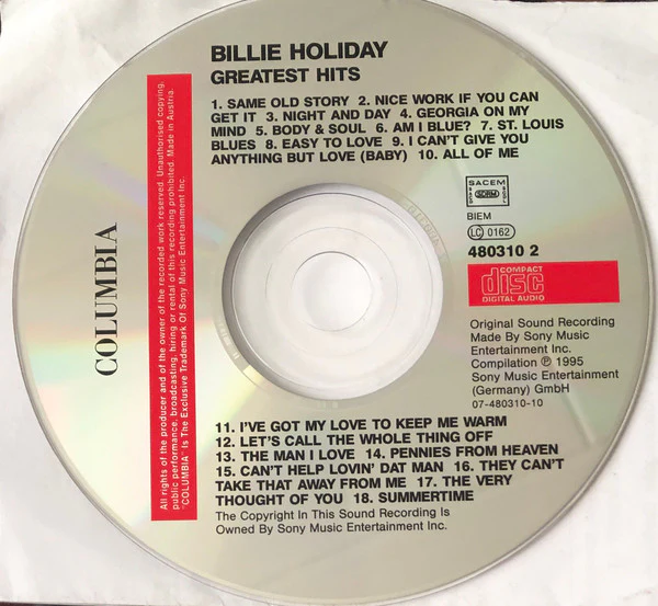 Billie Holiday - Greatest Hits (CD, Comp) - Image 5