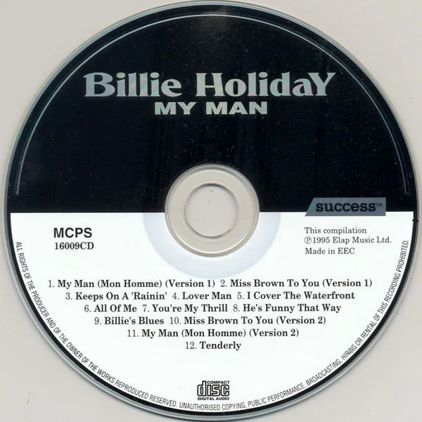 Billie Holiday - My Man (CD, Album) - Image 3