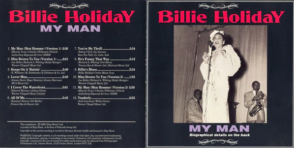 Billie Holiday - My Man (CD, Album) - Image 5
