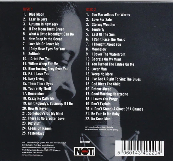 Billie Holiday - The Great American Songbook (2xCD, Comp, RE, RM) - Image 2