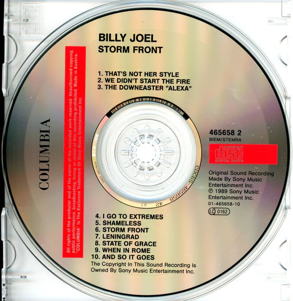 Billy Joel - Storm Front (CD, Album, RE) - Image 3