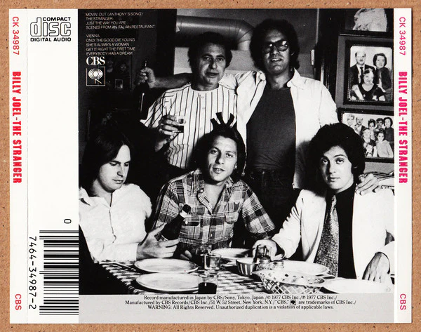 Billy Joel - The Stranger (CD, Album) - Image 3