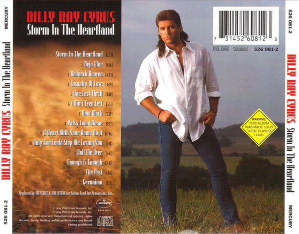 Billy Ray Cyrus - Storm In The Heartland (CD, Album) - Image 4