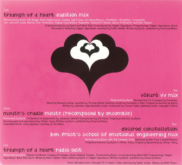 Björk - Triumph Of A Heart (CD, Single, Dig) - Image 4