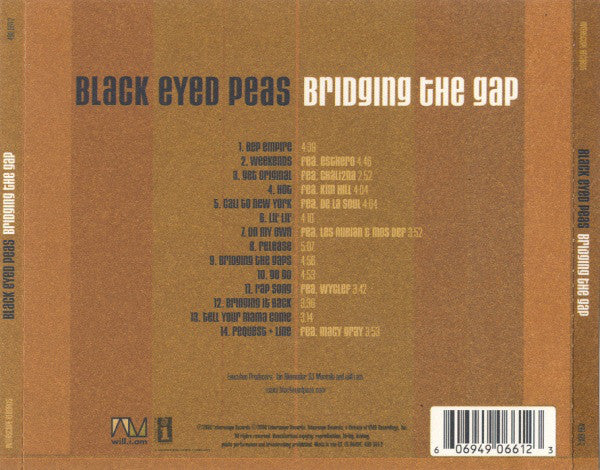 Black Eyed Peas - Bridging The Gap (CD, Album) - Image 3