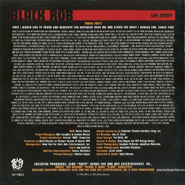 Black Rob - Life Story (CD, Album) - Image 5