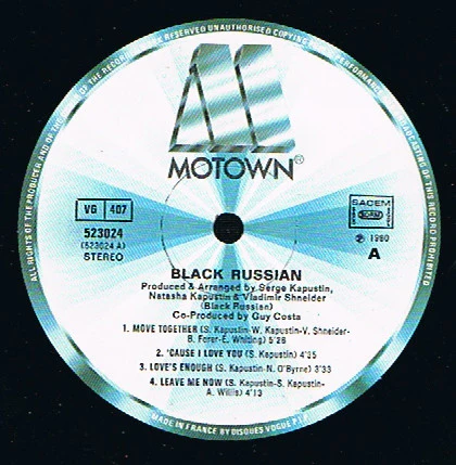 Black Russian (5) - Black Russian (LP, Album) - Image 2