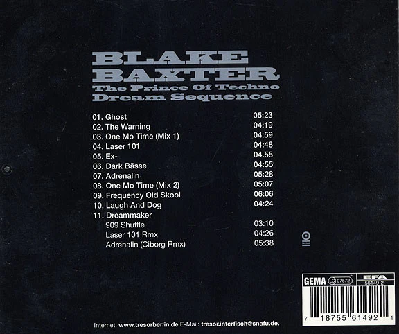Blake Baxter - Dream Sequence (CD, Album, RE, RM) - Image 2