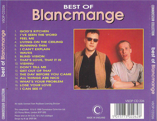 Blancmange - Best Of Blancmange (CD, Comp) - Image 2