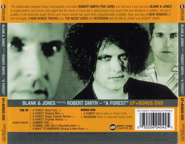 Blank & Jones Feat. Robert Smith - A Forest (CD, EP + DVD, NTSC) - Image 2