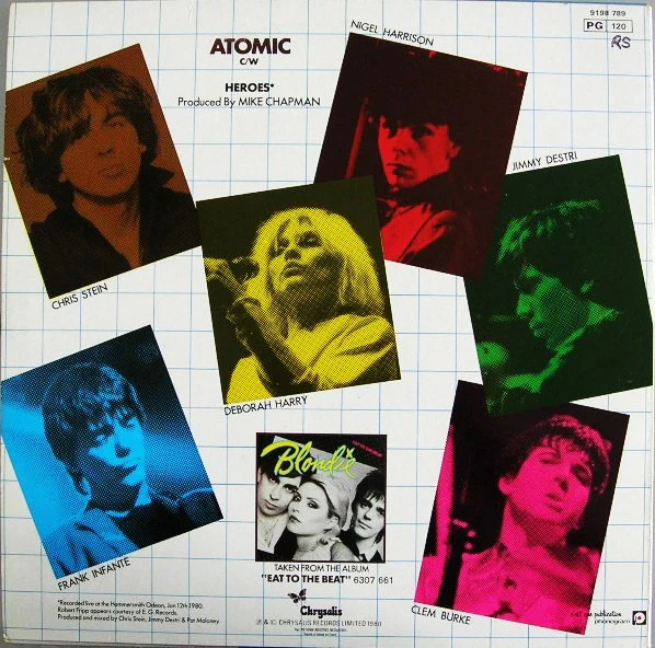 Blondie - Atomic / Heroes (12", Maxi) - Image 2