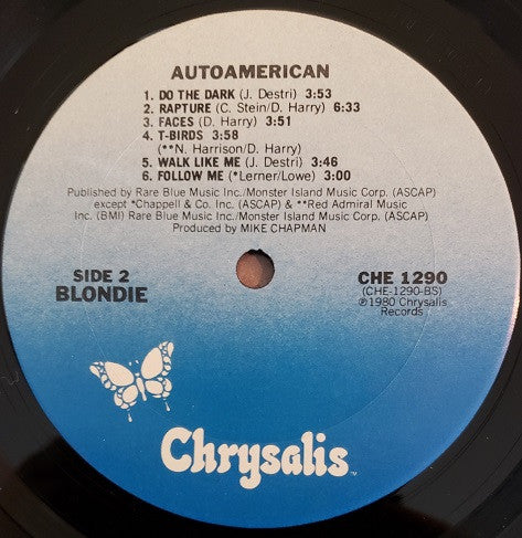Blondie - Autoamerican (LP, Album, Ter) - Image 4