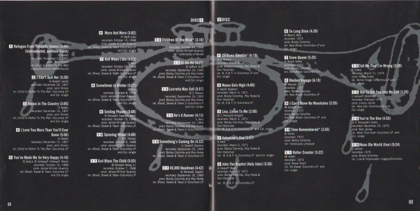 Blood, Sweat And Tears - What Goes Up! The Best Of Blood, Sweat & Tears (2xCD, Comp) - Image 3