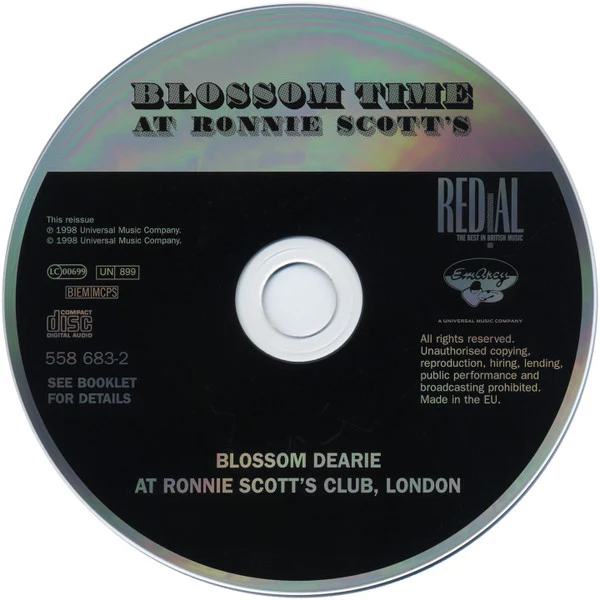 Blossom Dearie - Blossom Time At Ronnie Scott's (CD, Album, RE) - Image 3