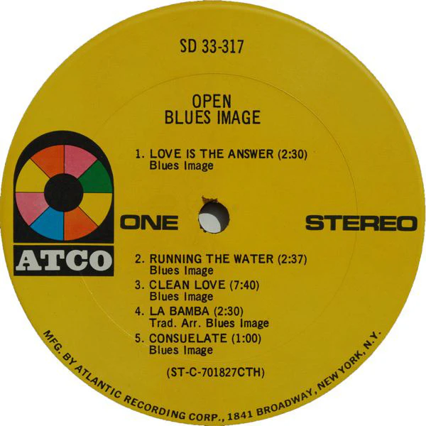 Blues Image - Open (LP, Album, Ter) - Image 3