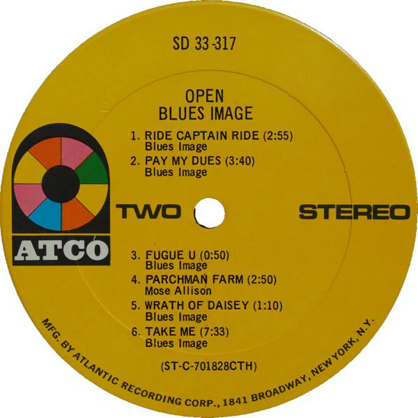 Blues Image - Open (LP, Album, Ter) - Image 4