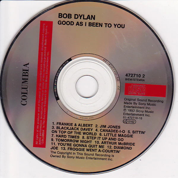Bob Dylan - Good As I Been To You (CD, Album) - Image 2