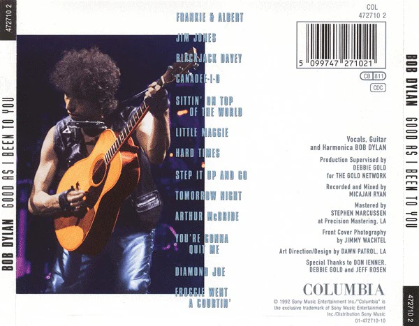 Bob Dylan - Good As I Been To You (CD, Album) - Image 3