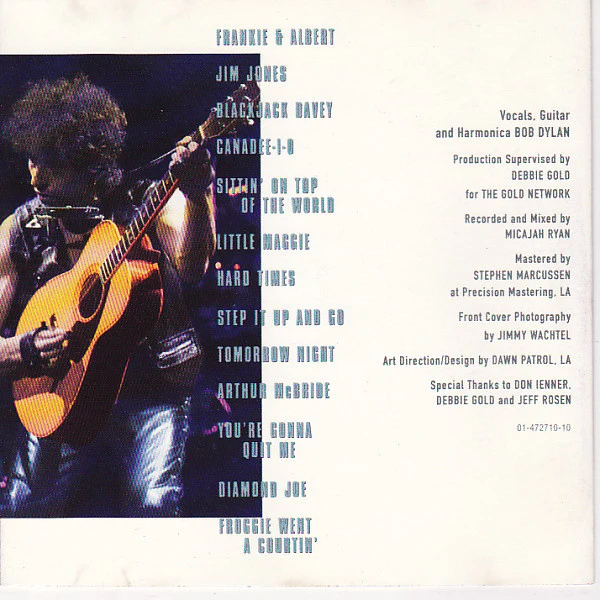 Bob Dylan - Good As I Been To You (CD, Album) - Image 4