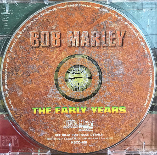 Bob Marley - The Early Years (CD, Comp) - Image 5