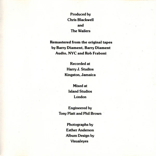 Bob Marley & The Wailers - Burnin' (CD, Album, RE, RM) - Image 3