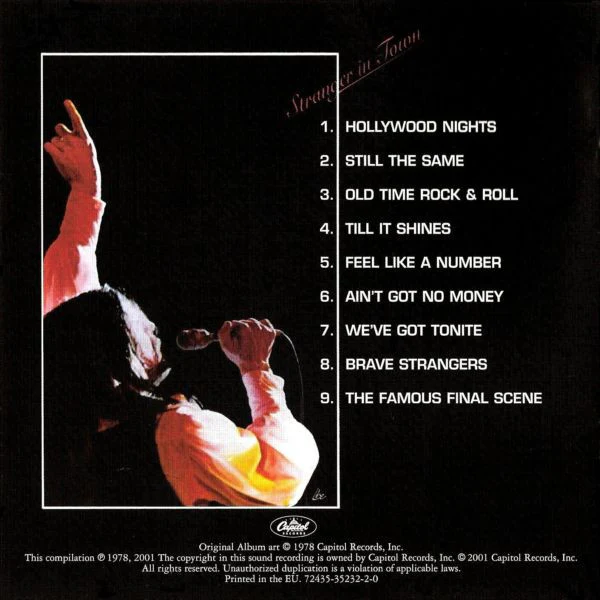 Bob Seger & The Silver Bullet Band* - Stranger In Town (CD, Album, RE, RM, RP) - Image 2