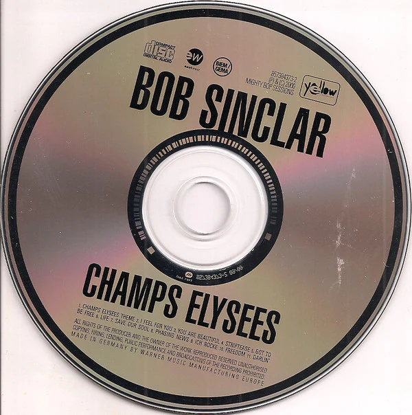 Bob Sinclar - Champs Elysées (CD, Album) - Image 3