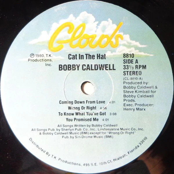Bobby Caldwell - Cat In The Hat (LP, Album, Vol) - Image 3