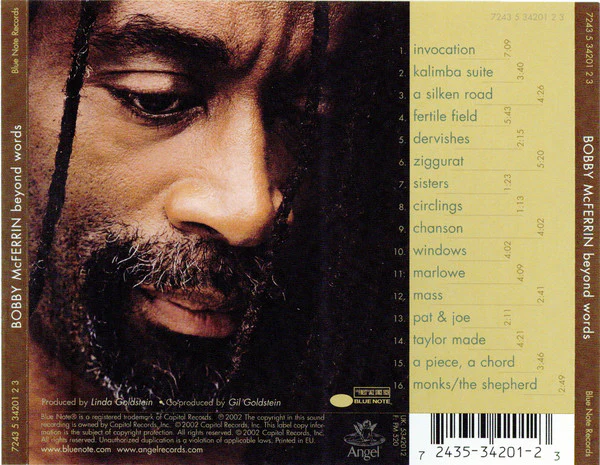 Bobby McFerrin - Beyond Words (CD, Album) - Image 2