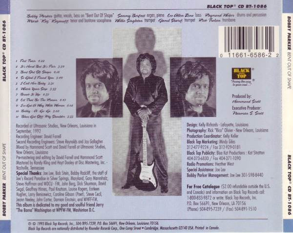 Bobby Parker  - Bent Out Of Shape (CD, Album) - Image 2