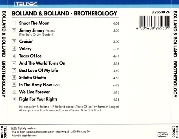 Bolland & Bolland - Brotherology (CD, Album) - Image 2