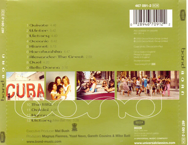 Bond  - Born (CD, Album) - Image 2