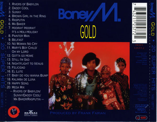 Boney M. - Gold - 20 Super Hits (CD, Comp) - Image 2