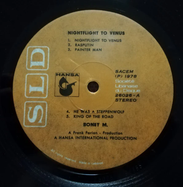 Boney M. - Nightflight To Venus (LP, Album) - Image 3