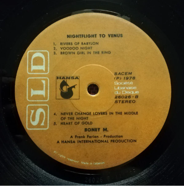 Boney M. - Nightflight To Venus (LP, Album) - Image 4