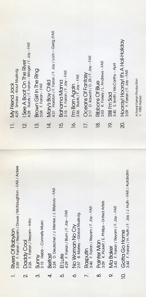 Boney M. - The Magic Of Boney M. (20 Golden Hits) (CD, Comp, RE) - Image 3