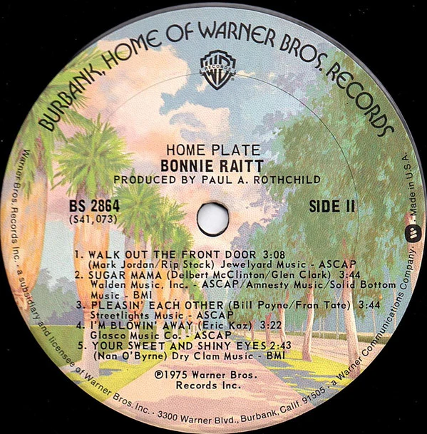 Bonnie Raitt - Home Plate (LP, Album, San) - Image 4