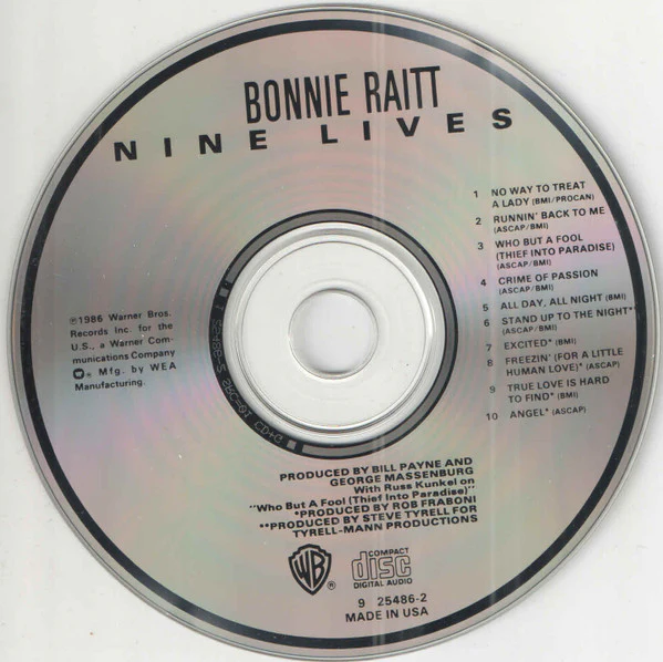Bonnie Raitt - Nine Lives (CD, Album) - Image 3