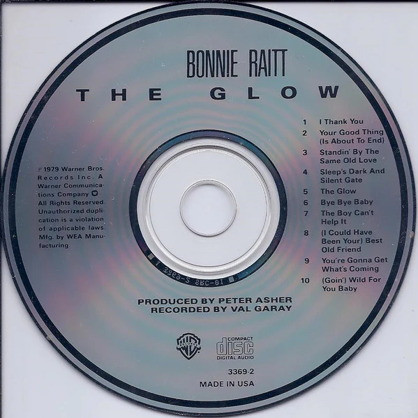 Bonnie Raitt - The Glow (CD, Album, RE) - Image 3