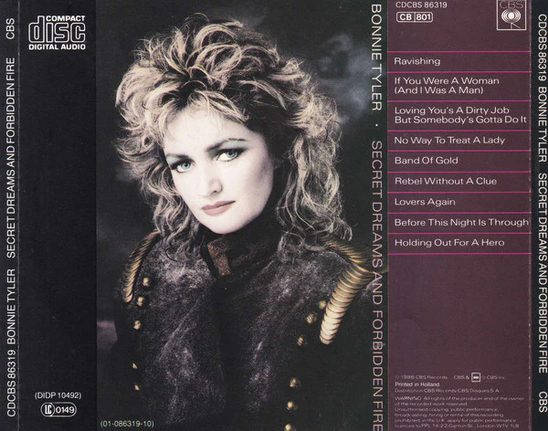 Bonnie Tyler - Secret Dreams And Forbidden Fire (CD, Album) - Image 2